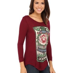 LUCKY BRAND Matchbox Lotus Tee